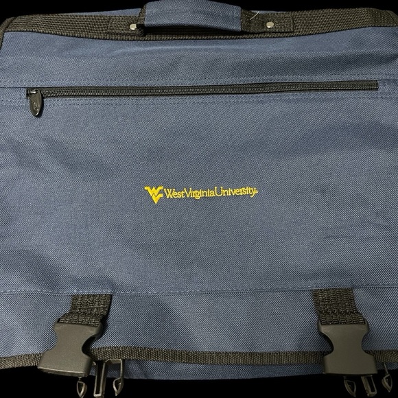 West Virginia University Computer Messenger Bag Crossbody Handheld Canvas - Picture 5 of 8
